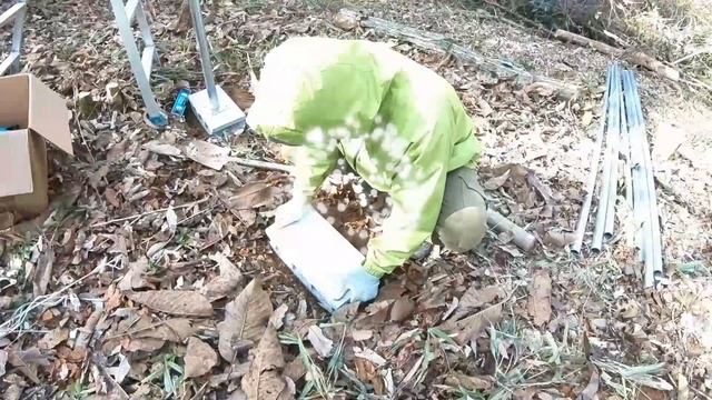 セルフビルド2　単管の骨組みできました diyで家を作る 