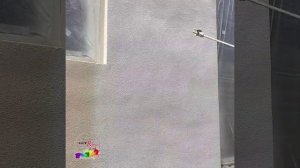 Покраска фасада безвоздушным окрасочным аппаратом