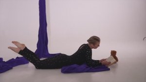 Выступление на воздушных полотнах. Отчетный концерт студии Малина