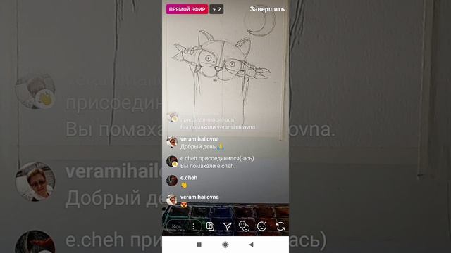 Рисуем кота с рыбками смотреть онлайн