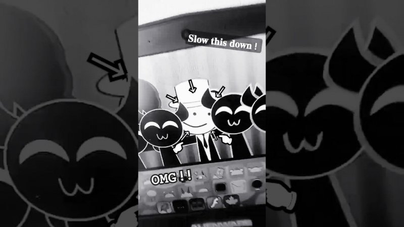 Slow this down ! meme ➳  part 3. \\ #sprunki #incredibox #loonastick #meme  Can I have Acrive.. ??