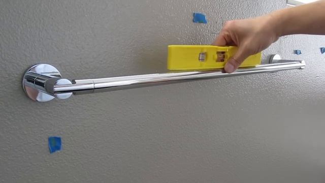 How to Install a Towel Bar in Drywall – Strong Towel Rack Installation смотреть онлайн