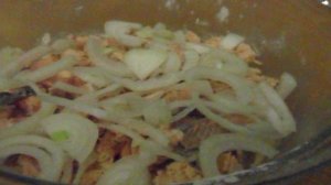 Заливной пирог с рыбой