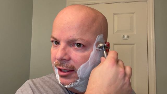 Catie's Bubble Purple Grapefruit, WCS Brawny, A&E Synth, RazoRock Blue Barbershop