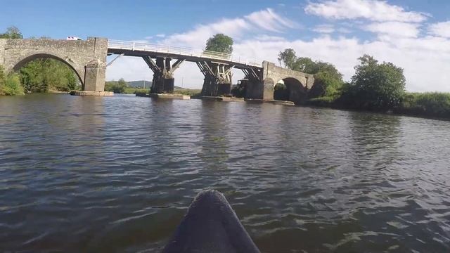 Canoeing from Glasbury to Byecross │Wales смотреть онлайн