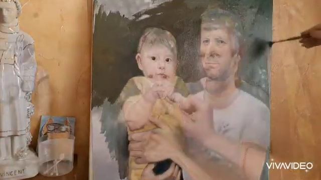 Портрет маслом на холсте.Отправлю заказ в любую точку России.8-918-583-89-58 смотреть онлайн