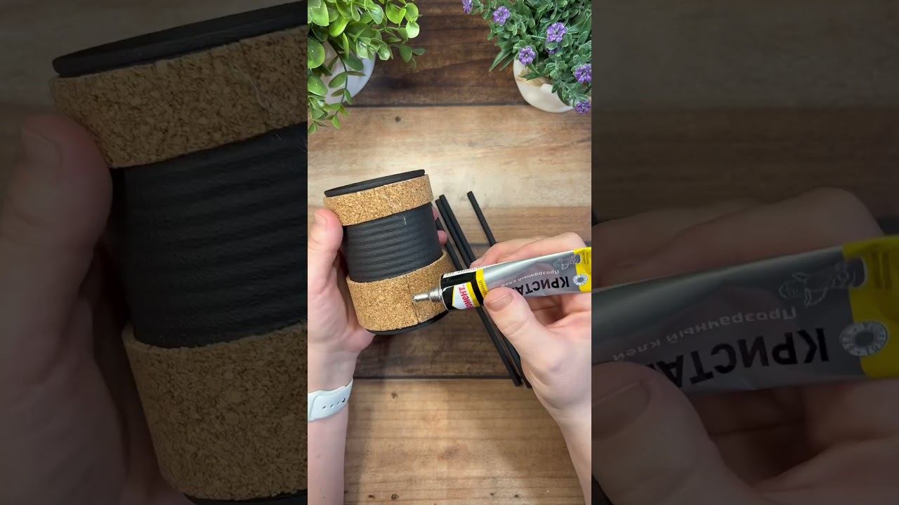 Простую консервную банку можно превратить в стильное кашпо! #сделайсам #своимируками #переделка #diy смотреть онлайн