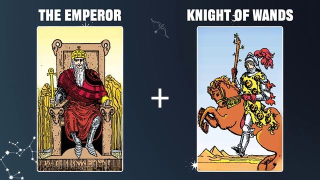 The Emperor & Knight of Wands 💡TAROT CARD COMBINATION AND MEANING