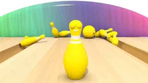 Учим Цвета   Игра в Боулинг  Развивающий Мультфильм Для Детей  Изучаем цвета