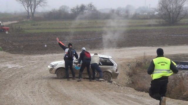 Crash Suzuki Swift Santa Domenica Rally show 30.11.2014 HD