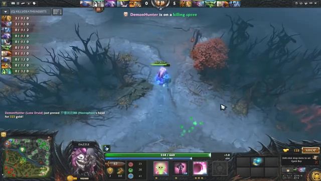 Dota 2 - Miracle Top 1 Mmr play support Dazzle * Roshan was killed in the first minutes * 13 Min GG смотреть онлайн