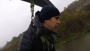 Прыжок с моста "Бегущая Лань" 53м, г. Каменец-Подольский
