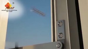 Монтаж фрамужных ножниц