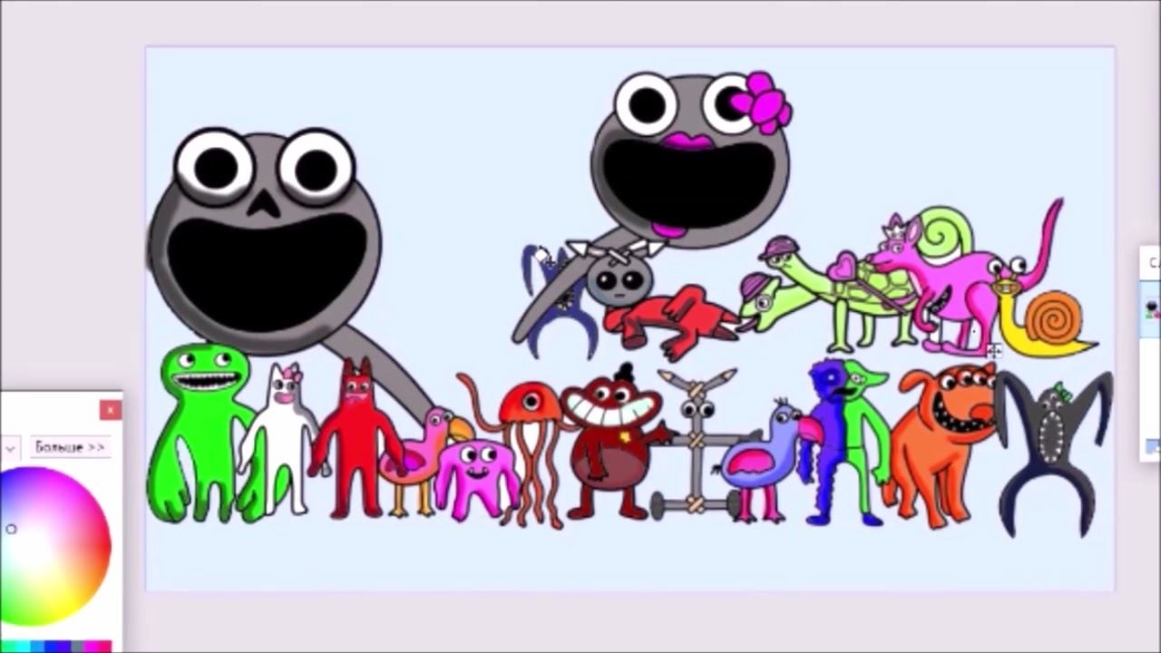 Garten Of Banban Chapter 4 New Coloring pages | Color All New Monsters
