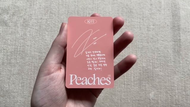 ♡Unboxing Kai 카이 2nd Mini Album Peaches 피치스 🍑🍑 (Digipack Ver.)♡ смотреть онлайн