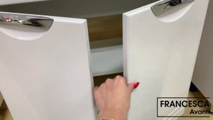 Тумба с раковиной Francesca Доминго 70 белый (2дв. ум. Erica 70)