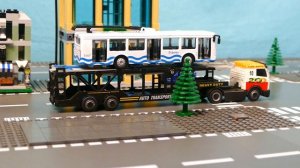 Приключения пассажирского транспорта. Автовоз везет троллейбус в автосервис  546 Серия Мир Машинок