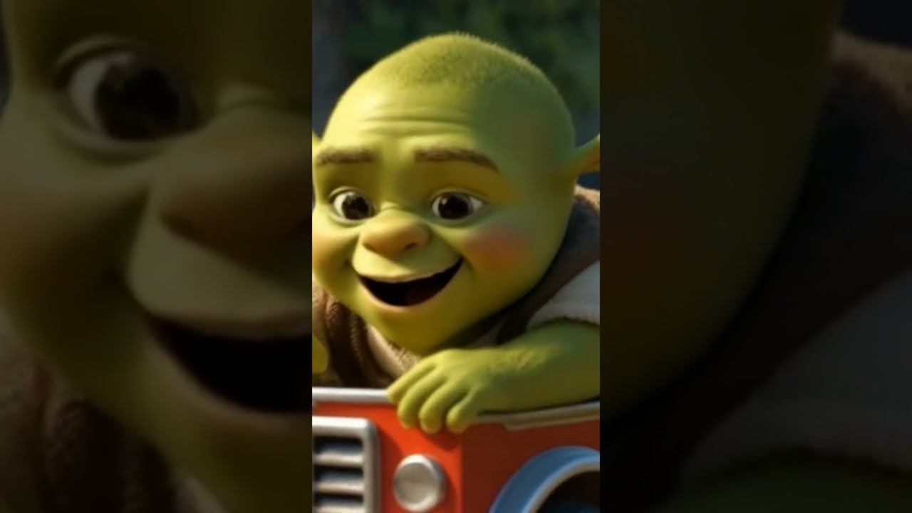 Baby Shrek learn colors #Shrek #kidssong смотреть онлайн