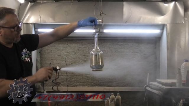 Порошковая металлизация на стекле от Sky Chrome technology смотреть онлайн