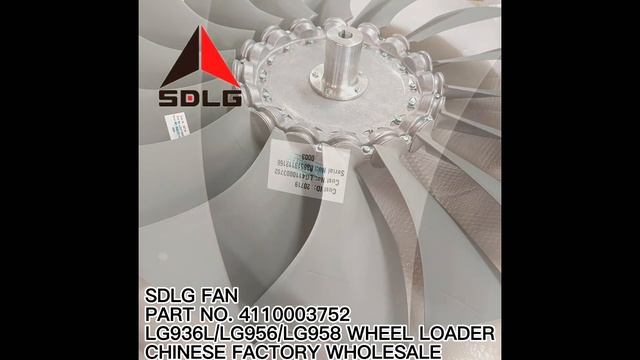 WHOLESALE SDLG WHEEL LOADER RADIATOR FAN 4110003752 FOR LG958/LG958F SPARE PARTS FROM CHINA FACTORY