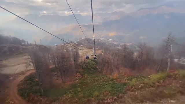 Канатная дорога. Красная поляна. смотреть онлайн