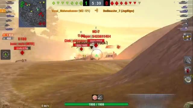 WoT BLITZ Нарезка взрывов БК смотреть онлайн