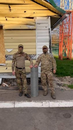 Благодарность за сетку для изготовления  «мангалов» на технику 21 апреля 2025