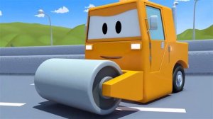 Трансформер Карл и Санки Санты в Автомобильном Городе| Мультик про грузовички для детей 🎅