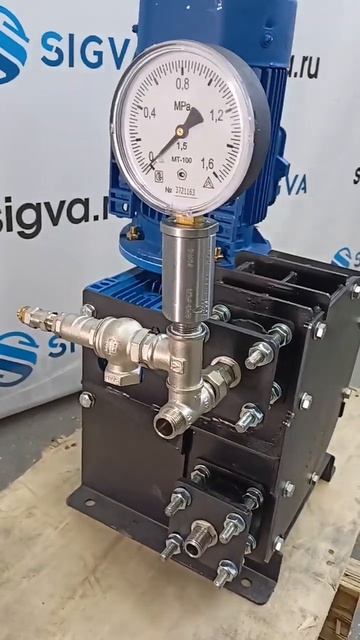 Перистальтический насос НП-16 / SIGVA PP-E-16 с манометром и с предохранительным клапаном. смотреть онлайн