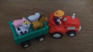 Обзор игрушки Трактор с прицепом