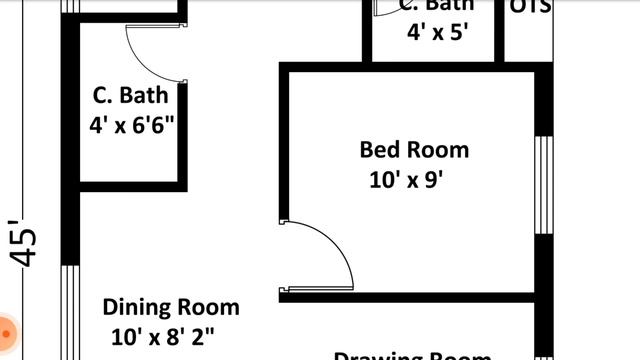 20 x 45 house plans east facing with vastu / 900 sqft 3 bedroom plan / 20 by 45 ka ghar ka naksha смотреть онлайн