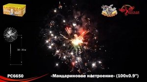Фейерверк РС6650 Мандариновое настроение (0,9" х 100)