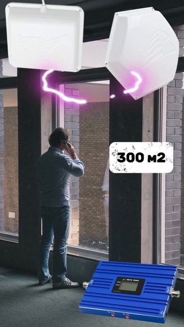 Усиливаем сотовую связь и мобильный интернет с комплектом Baltic Signal GSM 900/1800 #усилительсвязи