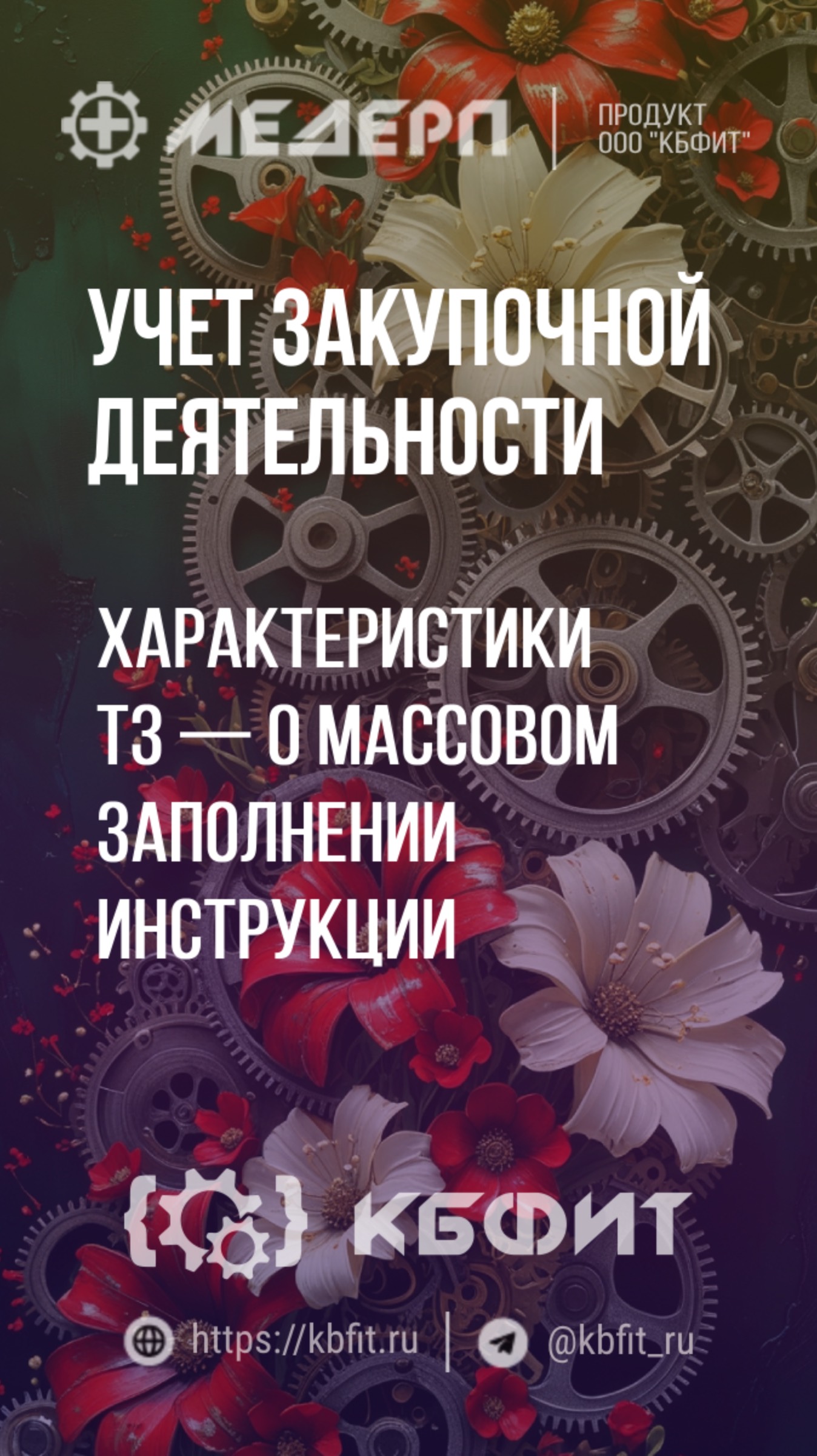 КБФИТ: МЕДЕРП. Учет НСИ: Характеристики ТЗ — о массовом заполнении инструкции