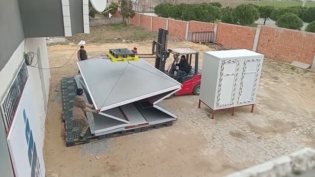 Akordeon katlanır konteyner çadır смотреть онлайн