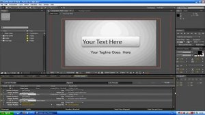 Как сохранить видео/проект в Adobe After Effects