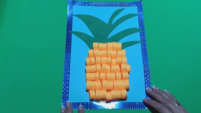 ОБЪЕМНАЯ АППЛИКАЦИЯ АНАНАС