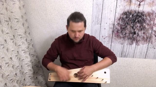 Гусли "Скоморошины" 8 струн, "Гусельник", Игорь Крашенинников, демонстрирует Дмитрий Львов