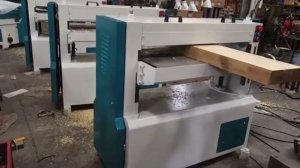 Рейсмусовый станок на 830 мм MB108H в работе