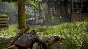 Серия из headshot'ов стрелой во время поиска бензина The Last of Us 2