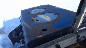 Весенняя чистка снега на Т-150 Турбо.