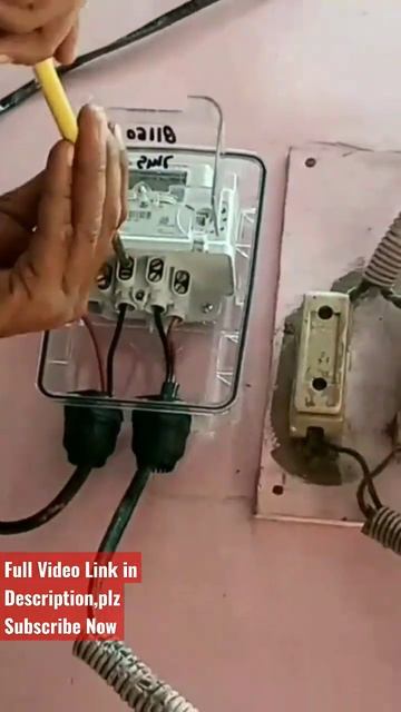 single phase meter installation, connection#Shortvideo