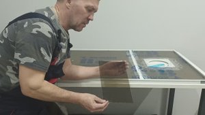 Тонированная вставка в окно для мобильного кондиционера. Изготовим любые размеры  Сайт в описании.