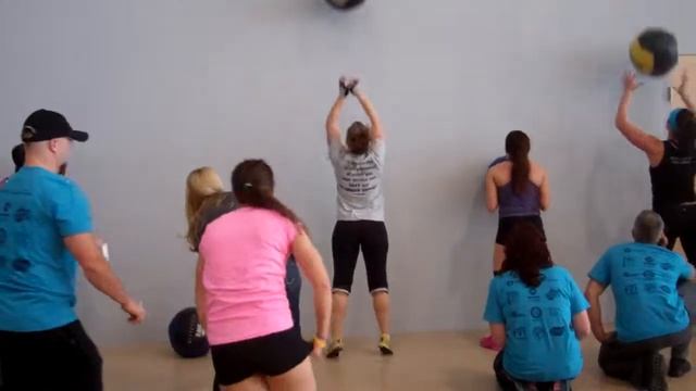 5 min AMRAP   60 situps, 9ft 14# WallBalls for Remaining Time.mp4