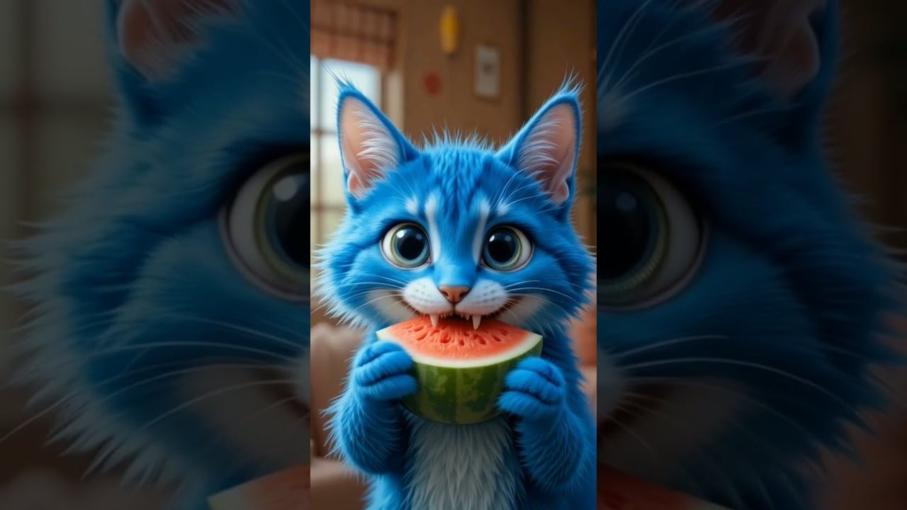 cute blue cat смотреть онлайн