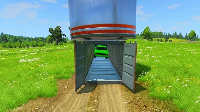 Car VS Portal Trap To Another Universe From Among Us Impostor #5 - BeamNG Drive смотреть онлайн