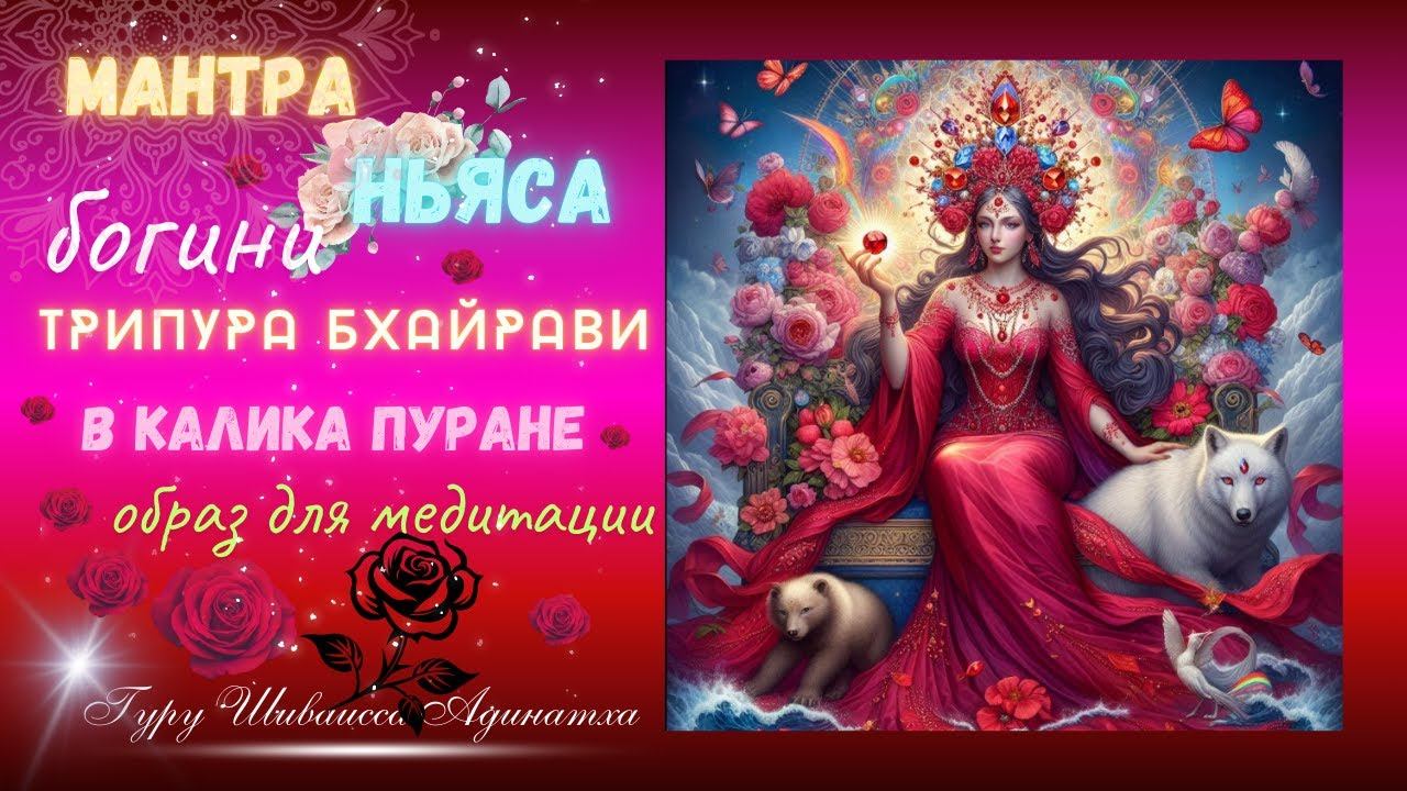 Мантра и ньяса богини Трипура Бхайрави в Калика Пуране- образ для медитации. Гуру Шиваисса Адинатха