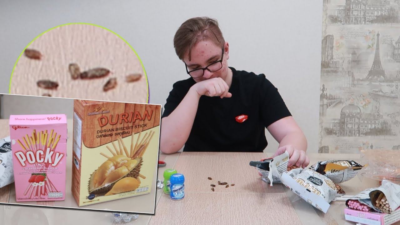 ЖАРЕНЫЕ ТАРАКАНЫ и ДУРИАН! Пробую ТАЙСКИЕ ВКУСНЯШКИ! смотреть онлайн