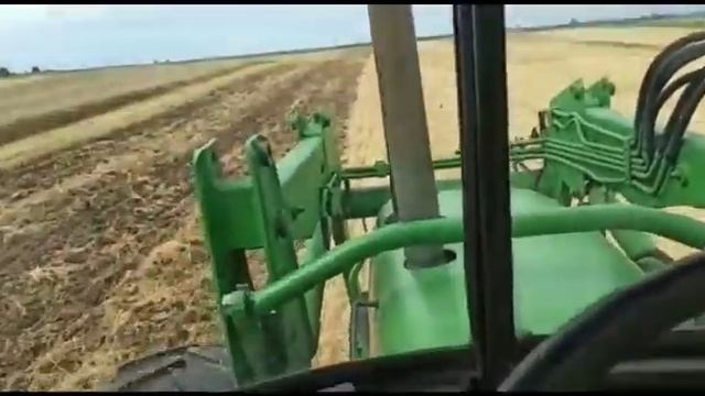 John Deere 2850 моє перше дискування.