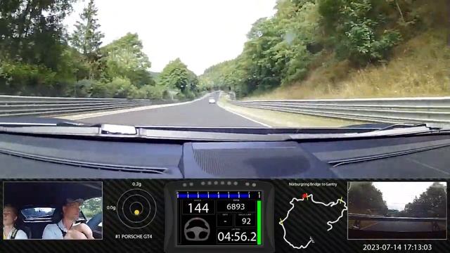 First Lap Cayman GT4 at Nürburgring Nordschleife on 14.07.23 nürburgring porsche nordschleife